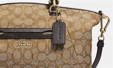 authentic coach handbags vs fake|coach handbags with symbol on.